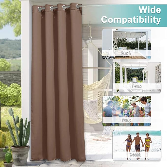 NICETOWN Outdoor Privacy Curtain - Image 4