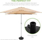 Best Choice Products Fillable Umbrella Base Stand Round Sunburst Plastic Patio - Image 4