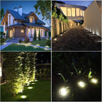 Solar Ground Lights, Waterproof Solar Garden Lights, Upgraded Outdoor Garden - Image 7