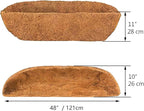 2 pcs Trough Coco Liner 48 inch Wall Planter Replaceable Coco Liner - Image 2