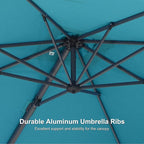 PURPLE LEAF 8' X 8' Patio Umbrella - Image 6