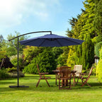 Backyard Expressions 10FT Cantilever Patio Umbrella – Outdoor Offset Hanging - Image 4