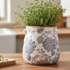 6.68in. Tuscan Planter & Room and Home Decor, Decorative Vase, Indoor/Outdoor - Image 2