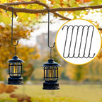 6 Pack 10 Inch Large S Hooks for Hanging Plants, Bird House, Kitchenware - Image 3