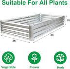 JERIA 6×3×1ft Raised Garden Bed - Image 2
