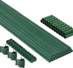 MAXPACE 93pcs Garden Stakes Kit: Includes 30 Sets of Fiberglass Plant Sticks by MAXPACE