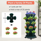 GameXcel Vertical Planter, 5 Tier Stackable Strawberry Planter - Image 7