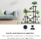 Twhep Heavy Duty Metal Plant Stand, 5 Tiers Multifunctional Plant Stand - Image 9