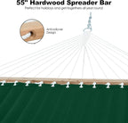 2 Person Hammocks for Outside, Double Quilted Fabric Outdoor Hammock - Image 4