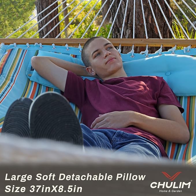 12 FT Double Quilted Fabric Hammock - Image 4