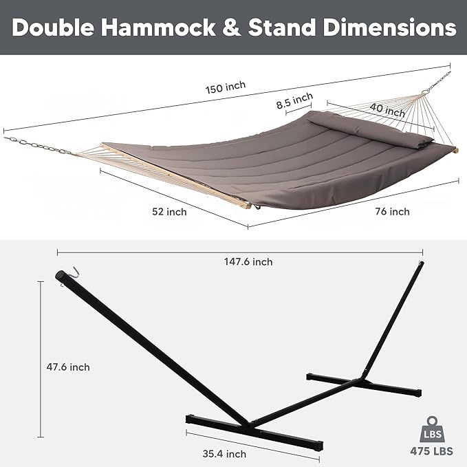 SUNCREAT Hammocks Two Person Hammock - Image 4