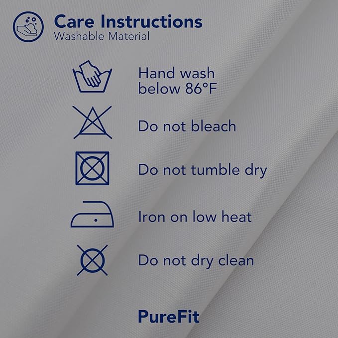 PureFit Outdoor Curtains for Patio Waterproof Weatherproof, UV Resistant - Image 7