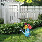 hogardeck Garden Decor for Outside, Metal Watering Can Decorative Garden Stakes - Image 4
