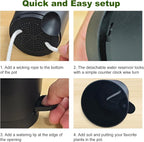 Self Watering Pots, 4 inch Flower Pots - Image 3