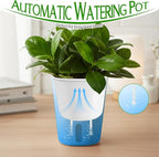 10 Sets 4" Self Watering Pots for Indoor Plants, Plastic Self Watering Planter - Image 4