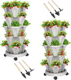 DUNCHATY Stackable Planter, Vertical Garden Planter by DUNCHATY