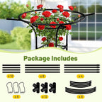 Garden Trellis for Climbing Plants Outdoor, 65 Inch Mushroom Top Trellis for - Image 7