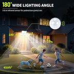 184 LED Solar Lights Outdoor, Waterproof Solar Motion Sensor Flood Lights - Image 2