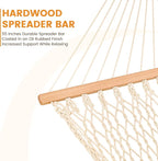 Lazy Daze Hammocks Double Rope Hammock, 2 Person Traditional Outdoor Hand Woven - Image 5