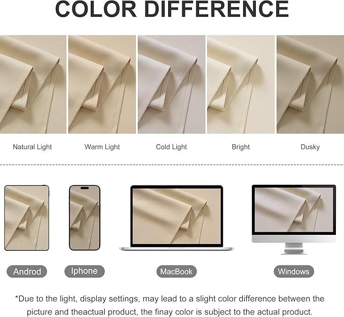 RYB Home Outdoor Curtains for Patio - Image 8