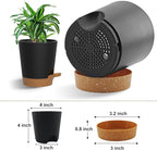 Self Watering Pots, 4 inch Flower Pots - Image 2