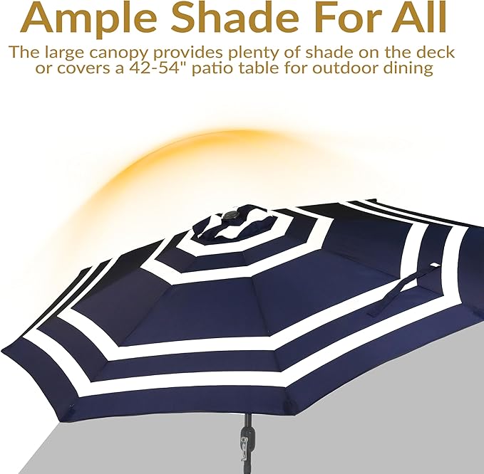 Sunnydaze Outdoor Patio Umbrella - Image 4
