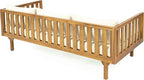Christopher Knight Home Claremont Outdoor 3 Seater Acacia Wood Daybed - Image 8