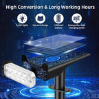 Solar Spotlights Outdoor Waterproof Landscape Path Lights Solar Dusk to Dawn - Image 2
