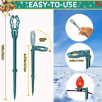 10 Inch Christmas Light Stakes Lawn Garden Stakes Replacement Yard Stakes - Image 2