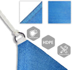 Patio Paradise 10' x 10' x 10' Sun Shade Sail Triangle Canopy Shade Cloth - Image 3