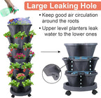 DUNCHATY Stackable Planter, Vertical Strawberry Planter - Image 6