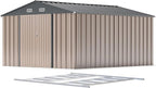 Patiowell 10 x 12 FT Metal Storage Shed - Image 8