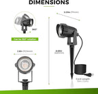 L LOHAS LED Landscape Spot Lights Outdoor, Dusk to Dawn Sensor 5W LED Spotlights - Image 7