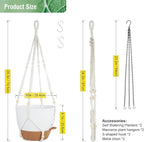 10 inch Self Watering Hanging Planters, 2 Pack Hanging Baskets - Image 2