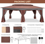 COBIZI Gazebo 12x20 Heavy Duty Gazebos - Image 9