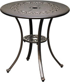DWVO 25 Inches Round Patio Dining Table by DWVO