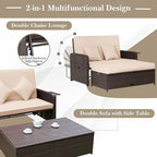 Tangkula Patio Rattan Daybed - Image 6
