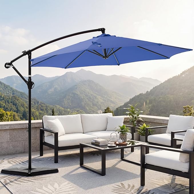 OLIXIS 9.7FT Offset Patio Umbrella - Image 7