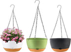 10 inch Hanging Planters for Indoor Outdoor Plants by KPUVX