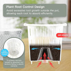 QCQHDU 2 Pack Self Watering Pots, 7.2 Inch Flower Pots - Image 5