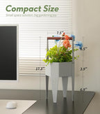 Planter with Stand, Metal 2 in 1 Portable Planter with Grow Bags & Handle - Image 6