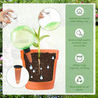 6pcs Large Plant Self Watering Globes, 17.5 oz Plastic Water Bulbs Top Fill - Image 4