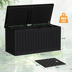 Devoko 260 Gallon Double-Wall Deck Box - Image 8