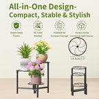 3 Tier Plant Stand Outdoor Tall Metal Corner Plant Stand - Image 5