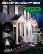Solar Spot Lights Outdoor, 18 LED Bright Solar Powered Lights Outdoor - Image 6