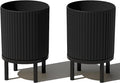 Veradek Demi Series Round Planter w/Stand by VeradekOutdoor