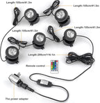 RGB Pond Lights with Timer, Super Bright LED Underwater Submersible Colorful - Image 5