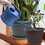 Large-Planter-Indoor-Outdoor Plant Pots, 12 inch 4 Pack Plastic Flower Pots - Image 5