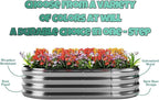 Galvanized Metal Planter Raised Garden Bed Kit - Image 4
