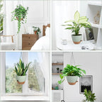 Hanging Planters for Indoor Outdoor Plants, 2 Pack Self Watering Hanging Pot - Image 5